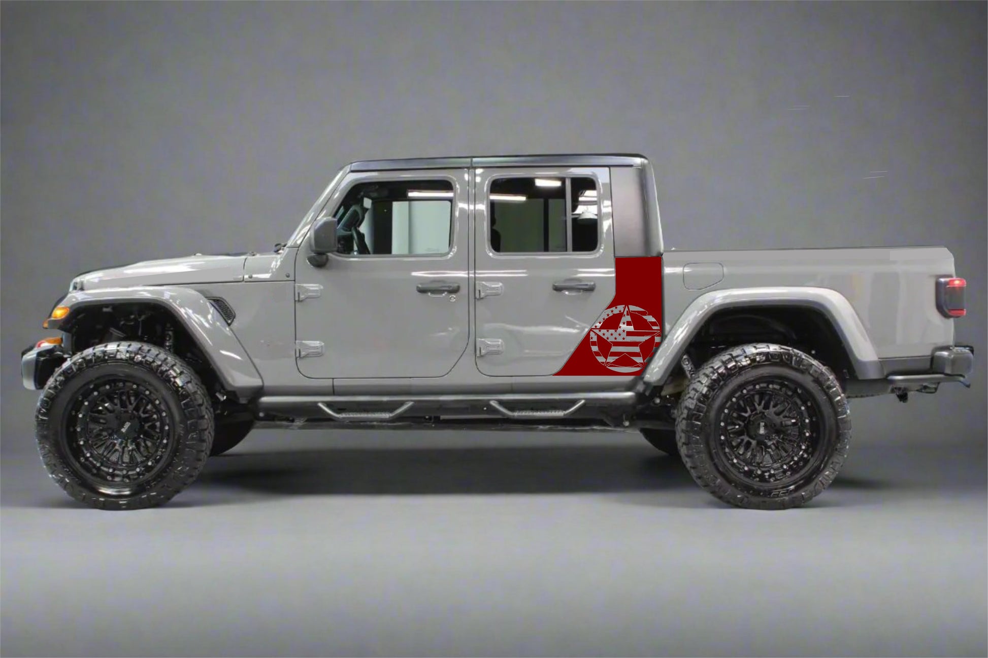 Military Star American Flag Jeep Gladiator Graphics 
