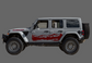 Mountain Lake Decal Fits Jeep Wrangler JK, JL Side Doors (4-door)