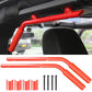 Front Grab Handle Grab Bar Compatible with Jeep Wrangler JK Rubicon Sahara Sport 2007-2017 2/4 Door Solid Steel 2 Pieces