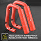 Front Grab Handle Grab Bar Compatible with Jeep Wrangler JK Rubicon Sahara Sport 2007-2017 2/4 Door Solid Steel 2 Pieces