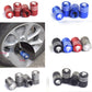 4pc. Tire Valve Stem Caps Car Tire Caps Corrosion Resistant Leak Proof Heavy Duty Anodized Alloy Universal for Car Bike Truck Motorcycle