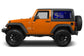 SET OF AMERICAN EAGLE FLAG  VINYL DECAL FOR JEEP WRANGLER 2-DOOR JL SIDE REAR WINDOWS