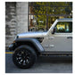 Set of Military Star Punisher Fender Vents Decal Stickers for Jeep Wrangler JL & Jeep Gladiator Trucks