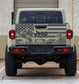 Jeep Gladiator Decal Beach American Flag Tailgate Decal Stickers 