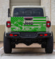 Jeep Gladiator Decal Beach American Flag Tailgate Decal Stickers 