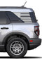 Set of American Flag Decal Stickers for  2021+ Ford Bronco Sport's Side Rear Quarter Windows