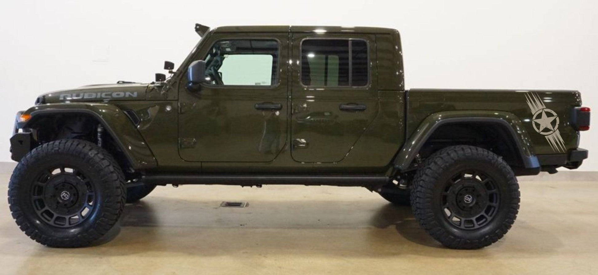 Military Star Decal Stickers For Jeep Gladiator Truck Bed Sides