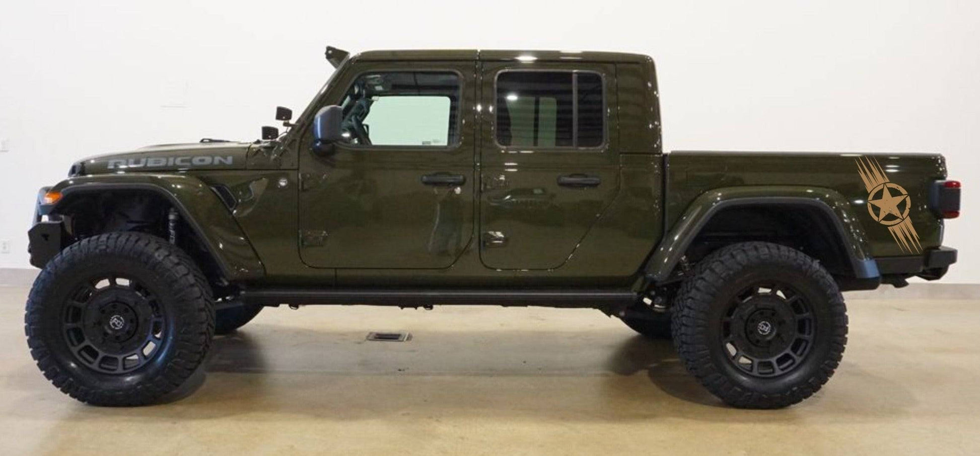 Military Star Decal Stickers For Jeep Gladiator Truck Bed Sides