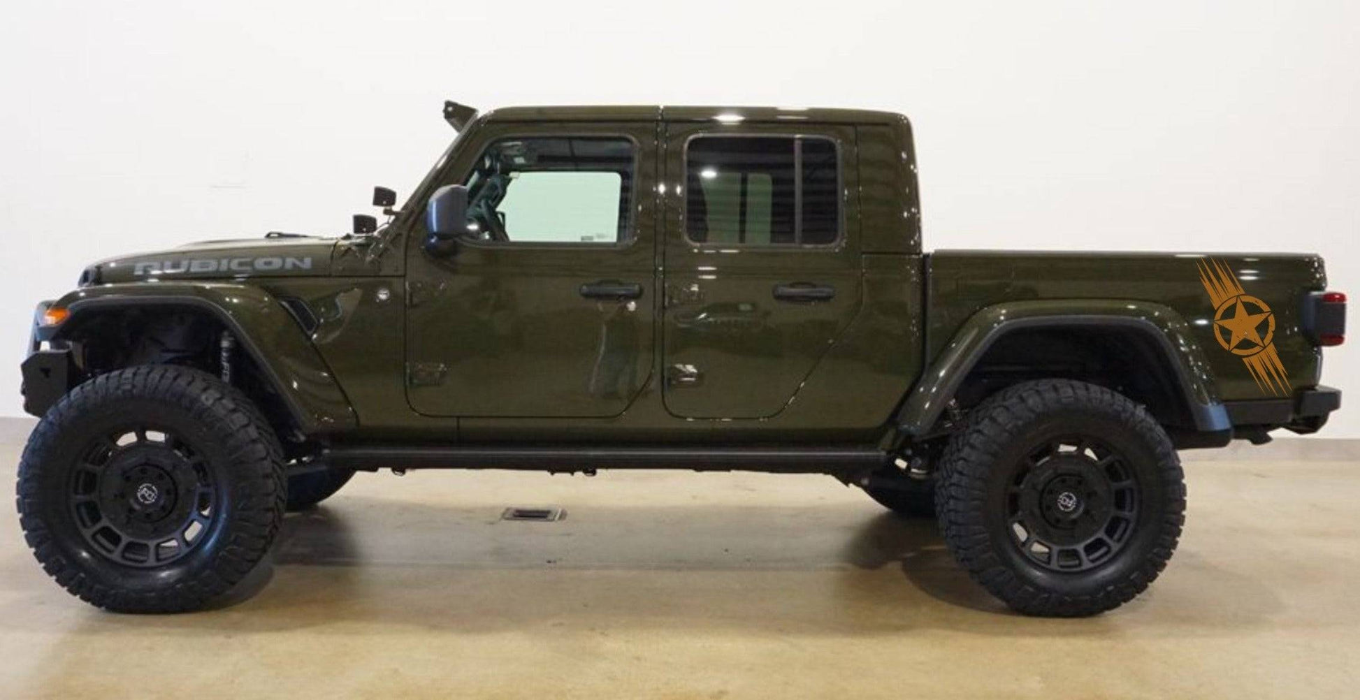 Military Star Decal Stickers For Jeep Gladiator Truck Bed Sides