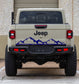 Mountain Silhouette Decal Stickers for Jeep Gladiator's Tailgate