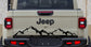 Mountain Silhouette Decal Stickers for Jeep Gladiator's Tailgate
