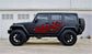 SET OF TIRE TRACKS VINYL DECAL FOR JEEP WRANGLER 4-DOOR JK 2007-2017