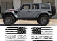 "WE THE PEOPLE" American Flag Decals for Jeep Wrangler JL JK